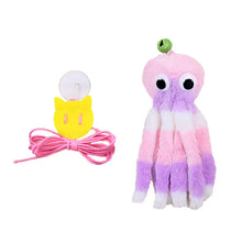 Self-Exciting Hanging Cat Toys in Pink Purple