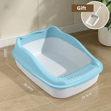 Semi-Closed Cat Litter Box with Scoop, product photo 8 of 10