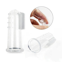 Silicone Clear Pet Finger Toothbrush, product photo 6 of 8