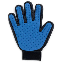 Silicone Pet Grooming Gloves in Blue (Right)