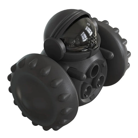 Slow Feeder IQ Treat Dispenser in Black