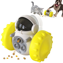 Slow Feeder IQ Treat Dispenser in Yellow