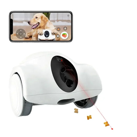 Smart Laser Feeder Dispenser in White