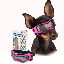 Soft Adjustable UV Protection Pet Goggles in Pink