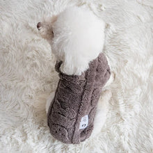 Soft Fleece Winter Sweater for Small Dogs in Grey