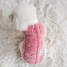 Soft Fleece Winter Sweater for Small Dogs in Pink