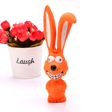 Soft Rubber Squeaky Toys in Orange