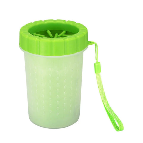Soft Silicone Paw Cleaner in Green