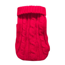 Soft Winter Pet Sweater in Red