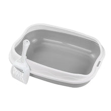 Spatter-Proof Cat Litter Box in Grey