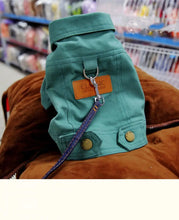 Spring Denim Coat with Leash Ring for Dogs, product photo 13 of 14