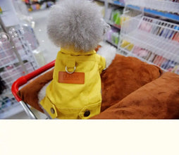 Spring Denim Coat with Leash Ring for Dogs, product photo 9 of 14
