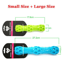 Squeaking Floatable Pet Toy in Small Green and Large Blue