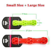 Squeaking Floatable Pet Toy in Small Green and Large Red