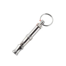 Stainless Steel Dog Training Whistle in Silver