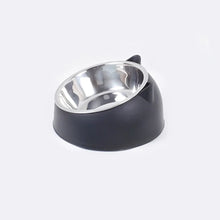 Stainless Steel Non Slip Pet Bowl in Black