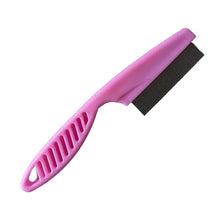 Stainless Steel Pet Hair Shedding Comb in Pink