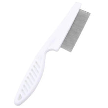 Stainless Steel Pet Hair Shedding Comb in White