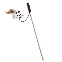 Stretchable Feathered Teaser Toys for Cats, product photo 3 of 9