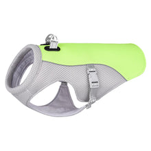 Summer Dog Cooling Vest Harness in Green