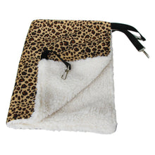 Super Comfy Plush Cat Hammock in Leopard