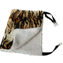 Super Comfy Plush Cat Hammock in Tiger Stripe