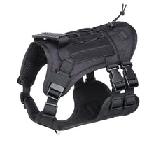 Tactical Dog Harness for Training in Black Harness