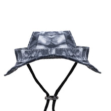 Tie-Dyed Dog Baseball Cap with Ear Holes in Black