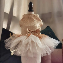 Tulle Lace Skirt Pet Apparel in Yellow