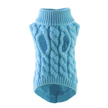 Turtleneck Coat for Pets in Blue