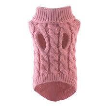 Turtleneck Coat for Pets in Rose Pink