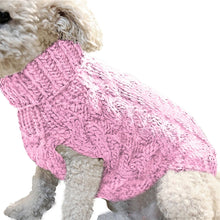 Turtleneck Sweater for Dogs in Pink