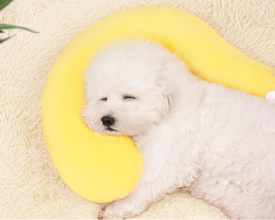 Alternate view of the U-Shaped Pet Pillow Neck Protector