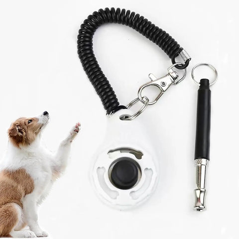 dog whistle with dog on a background