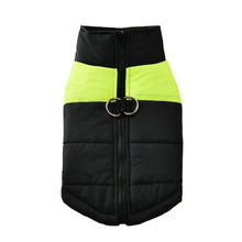 Warm Waterproof Dog Jacket in Green