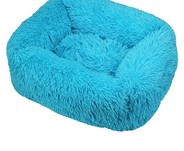 Washable Dog Bed in Blue