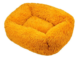 Washable Dog Bed in Orange