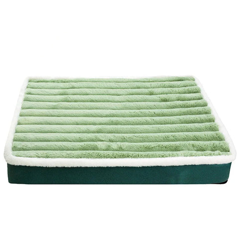 Washable Orthopedic Dog Mat in Green
