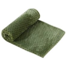 Washable Pet Blanket in Army Green