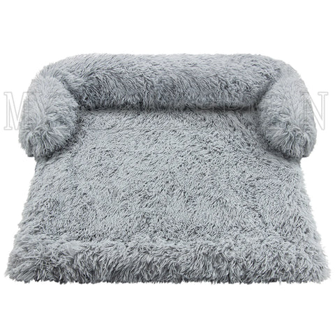 Washable Soft Bed for Pets in Light Grey