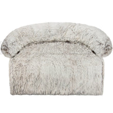 Washable Soft Bed for Pets in White Brown
