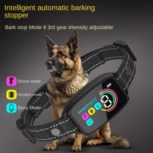 Waterproof Anti Bark Dog Collar in Black
