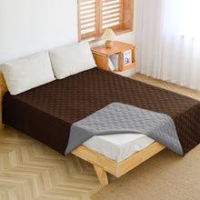 Waterproof Dog Bed Covers for Couch in Chocolate Grey