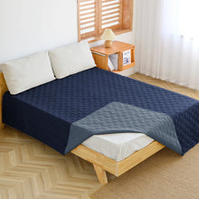 Waterproof Dog Bed Covers for Couch in Navy Blue