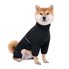 Waterproof Dog Jacket And Raincoat in Black