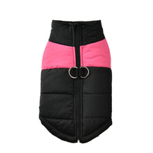 Waterproof Dog Jacket with D-ring Zipper Coat in Pink