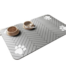 Waterproof Pet Feeding Mat in 40X60cm Grey
