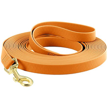 Waterproof PVC Dog Leash in Orange