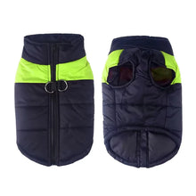 Waterproof Winter Pet Coat in Green