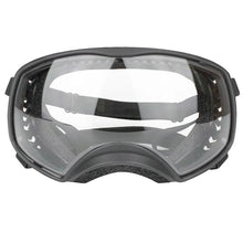 Wide View Dog Goggles in Black-Transparent